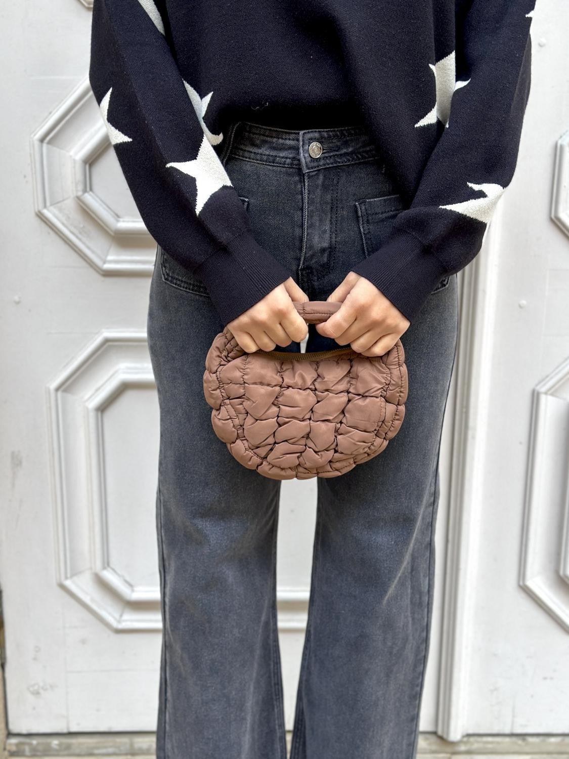BOLSO MINI IGLÚ Marrón