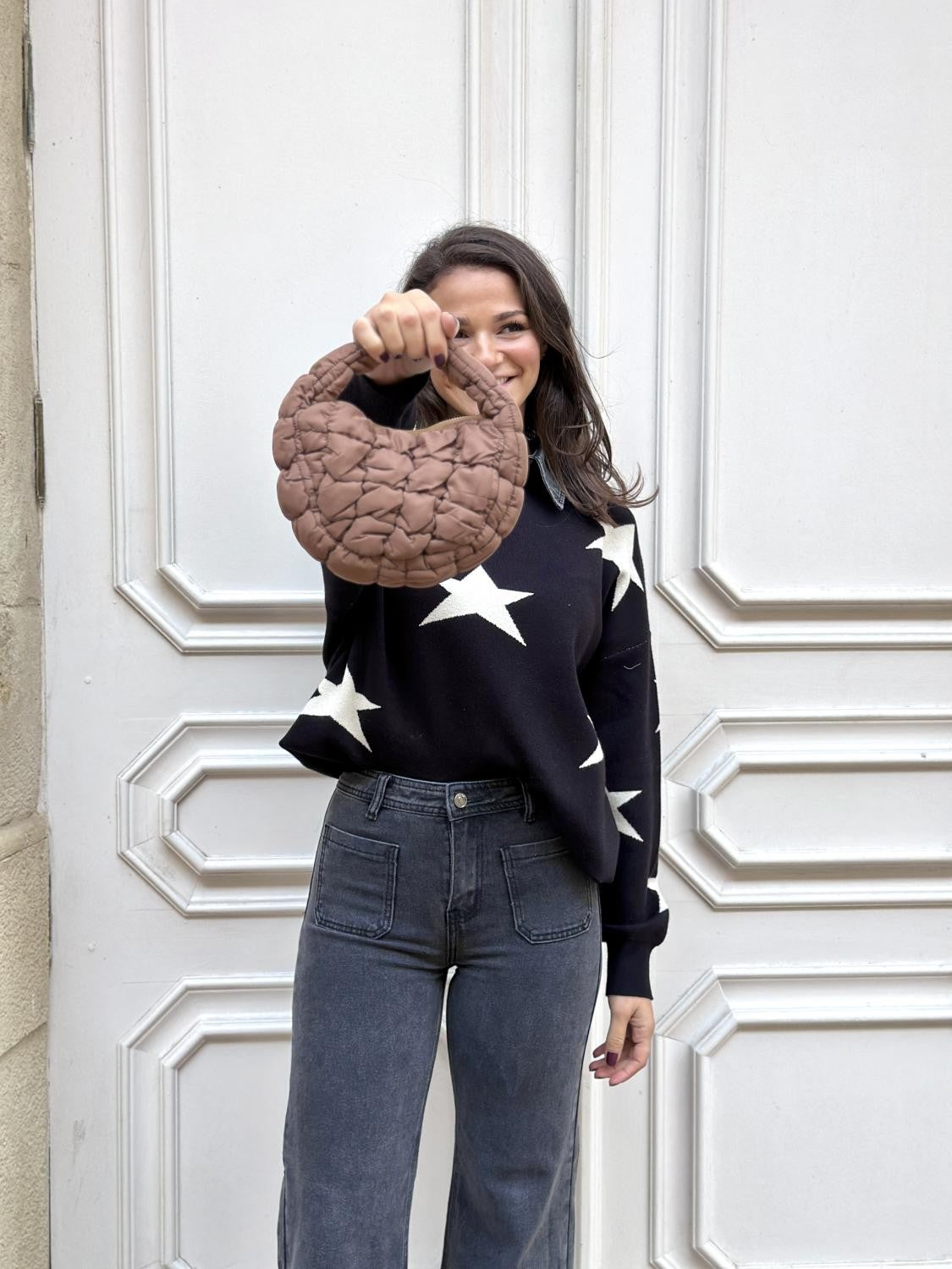 BOLSO MINI IGLÚ Marrón