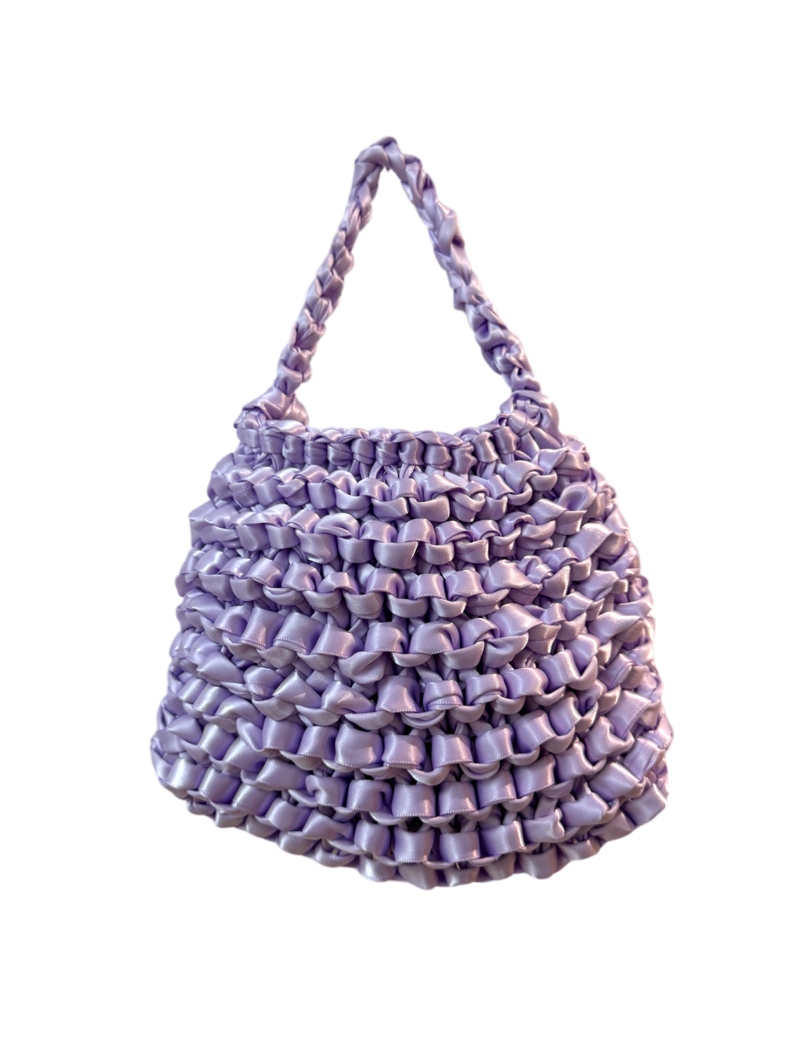 BOLSO MACRAMÉ LILA Lila
