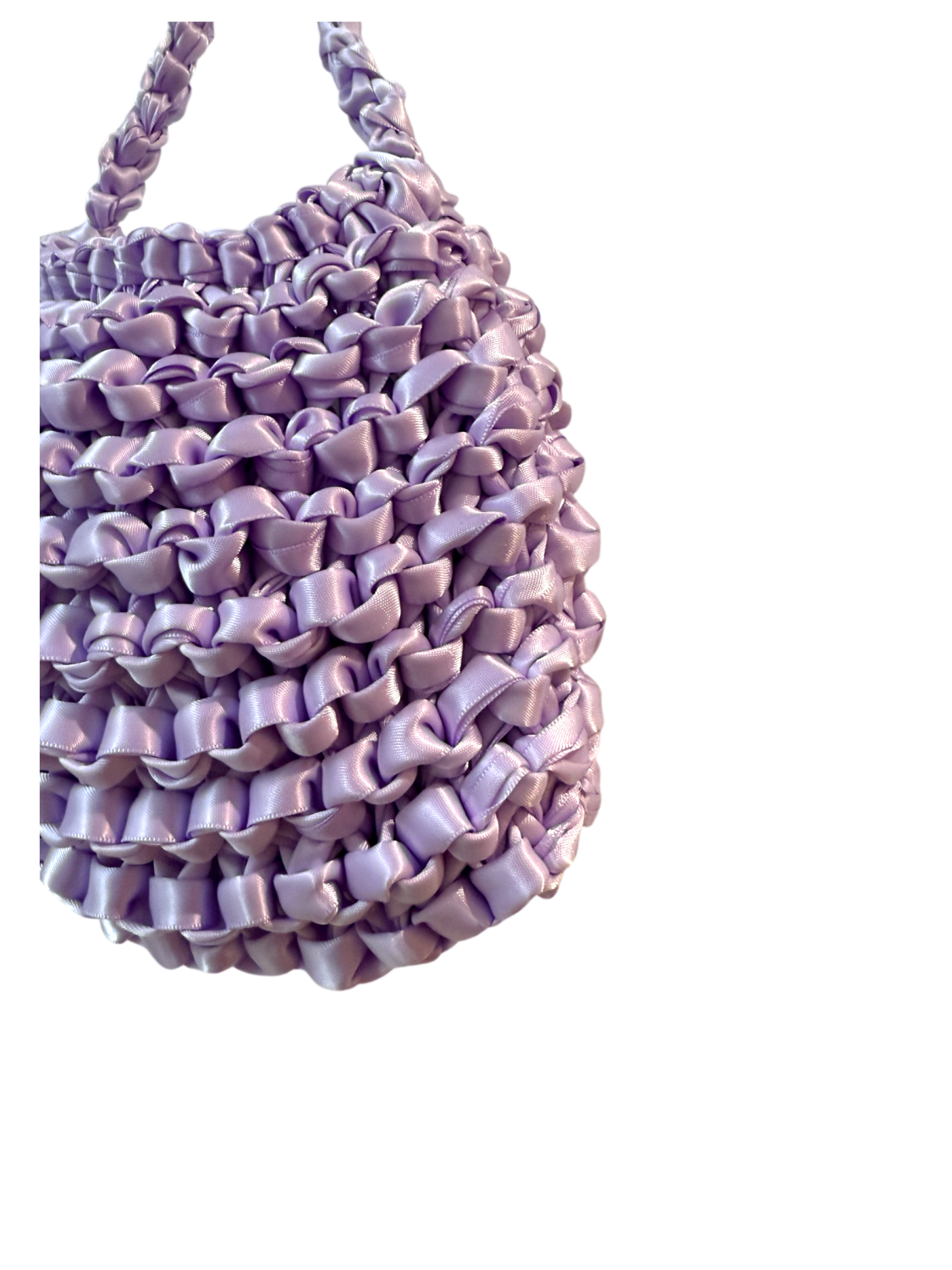 BOLSO MACRAMÉ LILA Lila