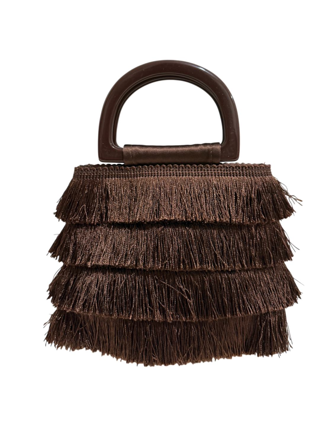 BOLSO FLEQUITOS YEYÉ Marrón