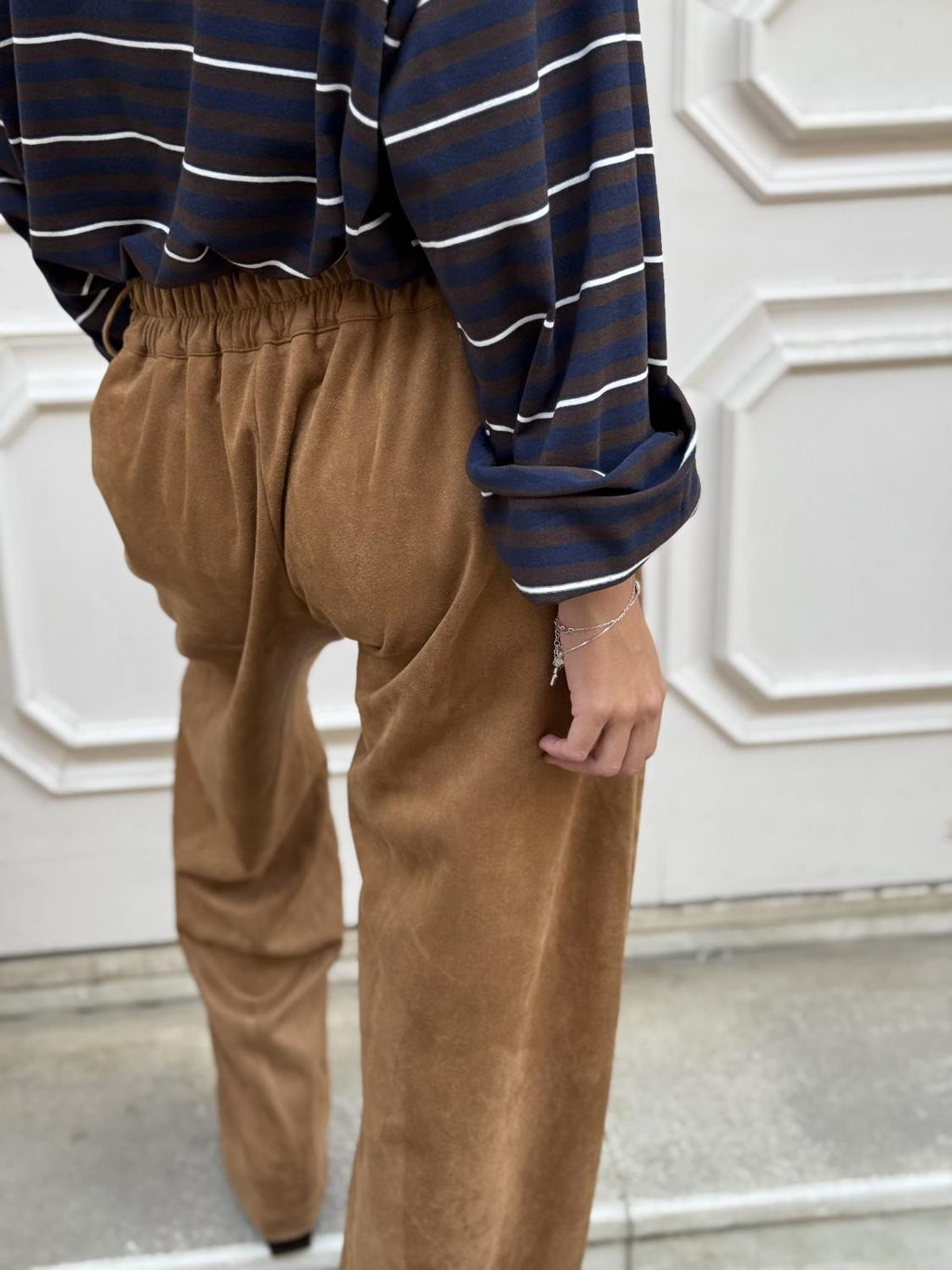 PANTALÓN TEJIDO ANTELINA BOHEMIO Camel
