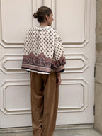 PANTALÓN TEJIDO ANTELINA BOHEMIO Camel