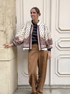 PANTALÓN TEJIDO ANTELINA BOHEMIO Camel