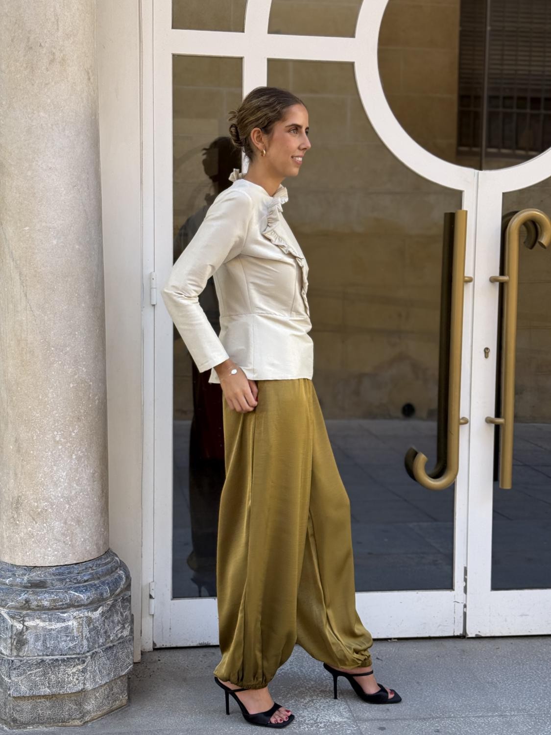 BLUSA INVITADA LISA REVERIE Beige
