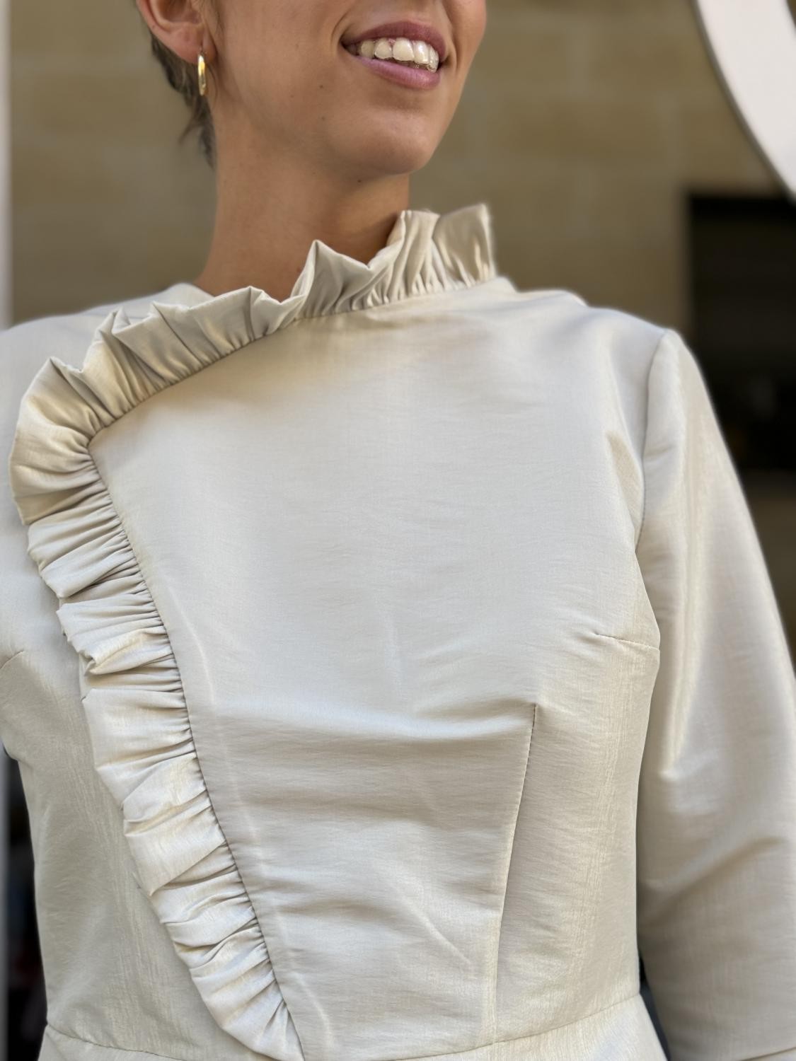 BLUSA INVITADA LISA REVERIE Beige