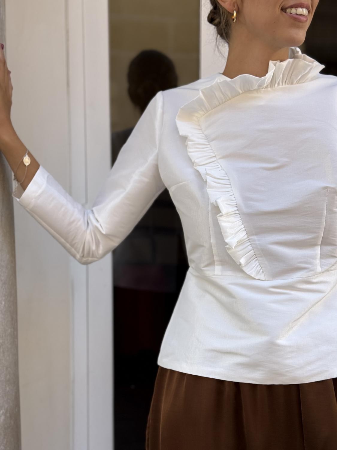 BLUSA INVITADA LISA REVERIE Blanco