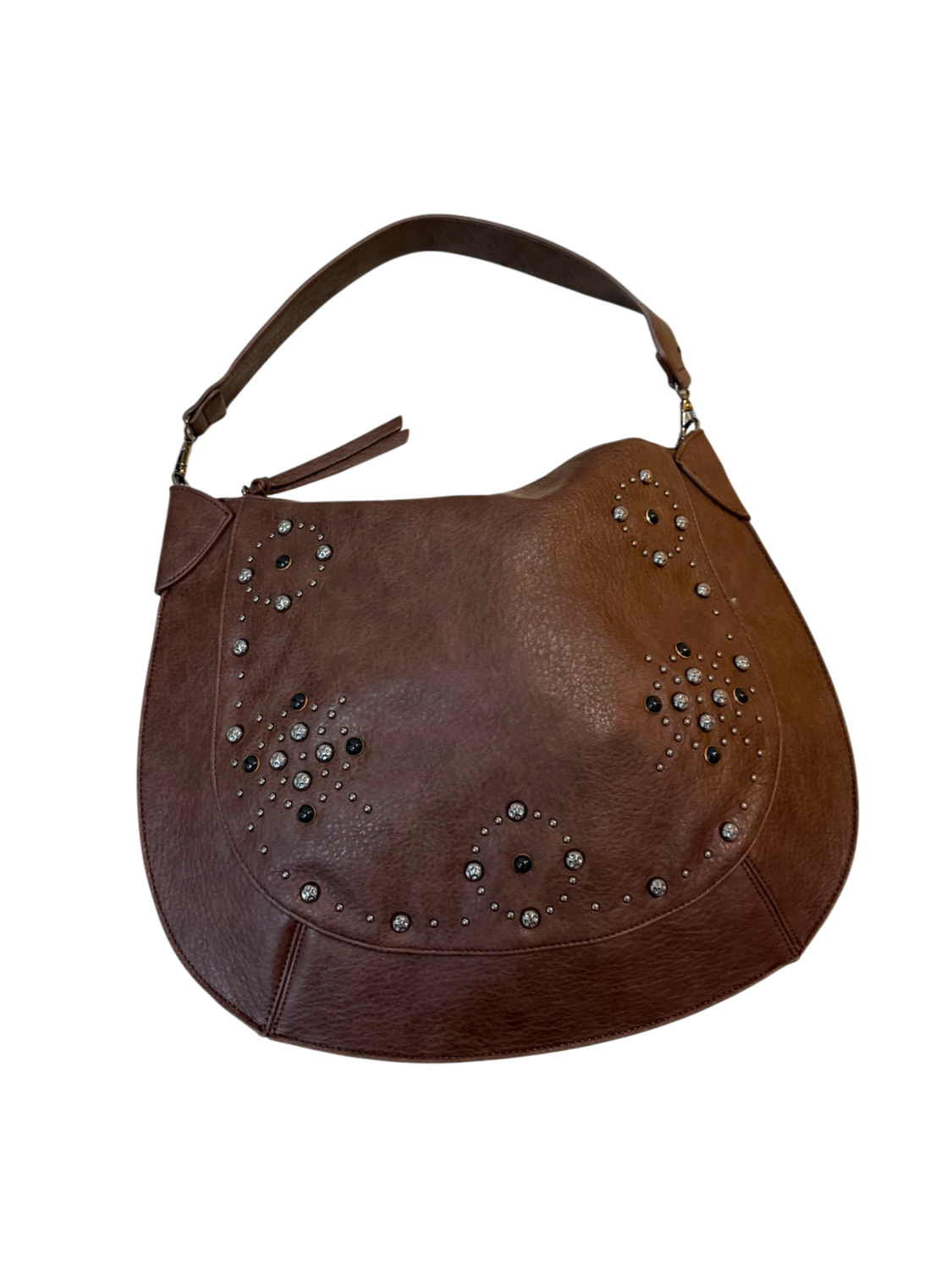 BOLSO EFECTO PIEL TACHAS CANALLA Marrón