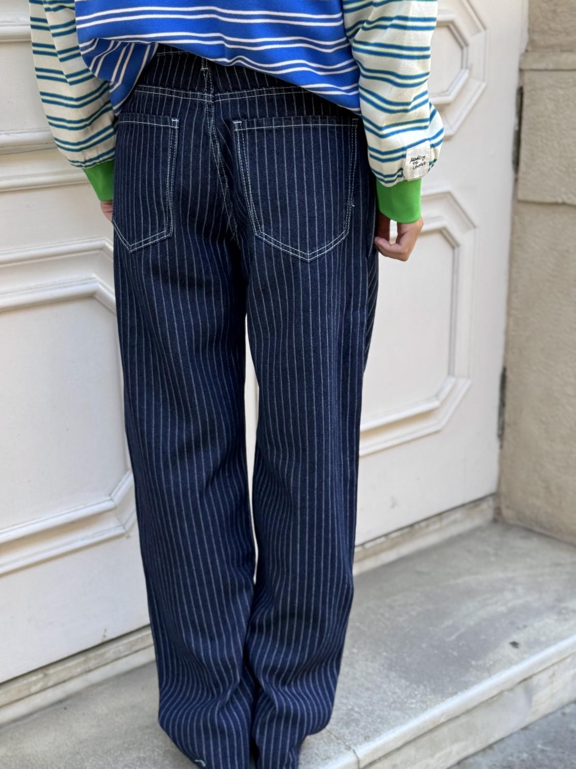 PANTALÓN VAQUERO LA RAYADA AZUL Azul