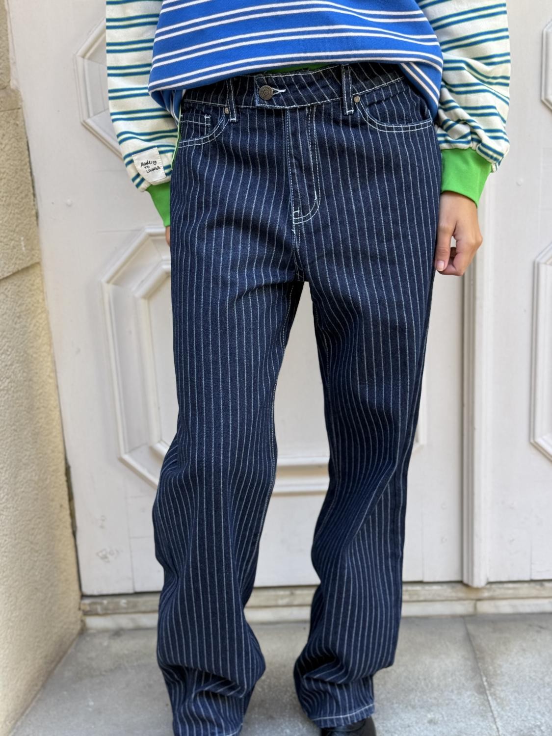 PANTALÓN VAQUERO LA RAYADA AZUL Azul