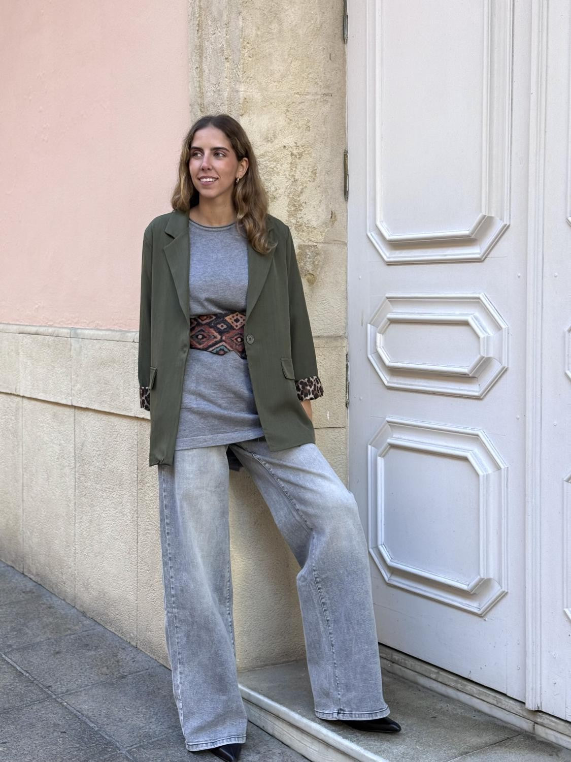 BLAZER BÁSICA FIERA DISCRETA - VERDE