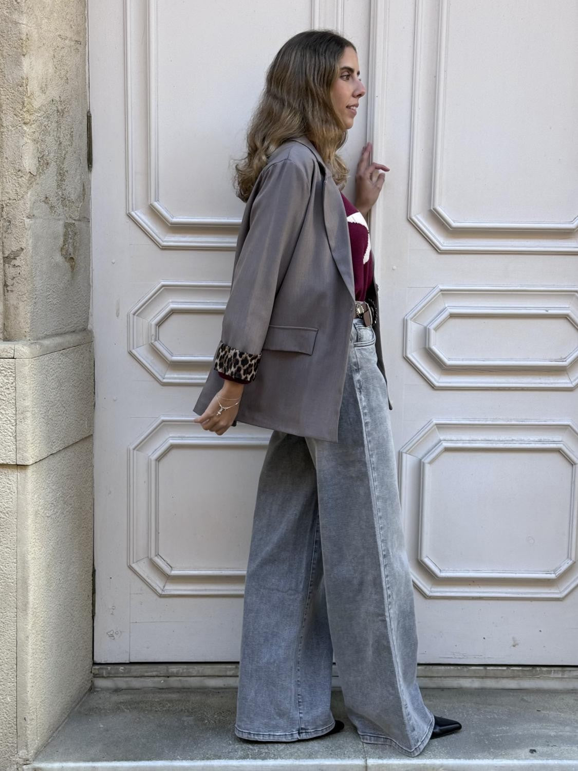BLAZER BÁSICA FIERA DISCRETA - TOPO