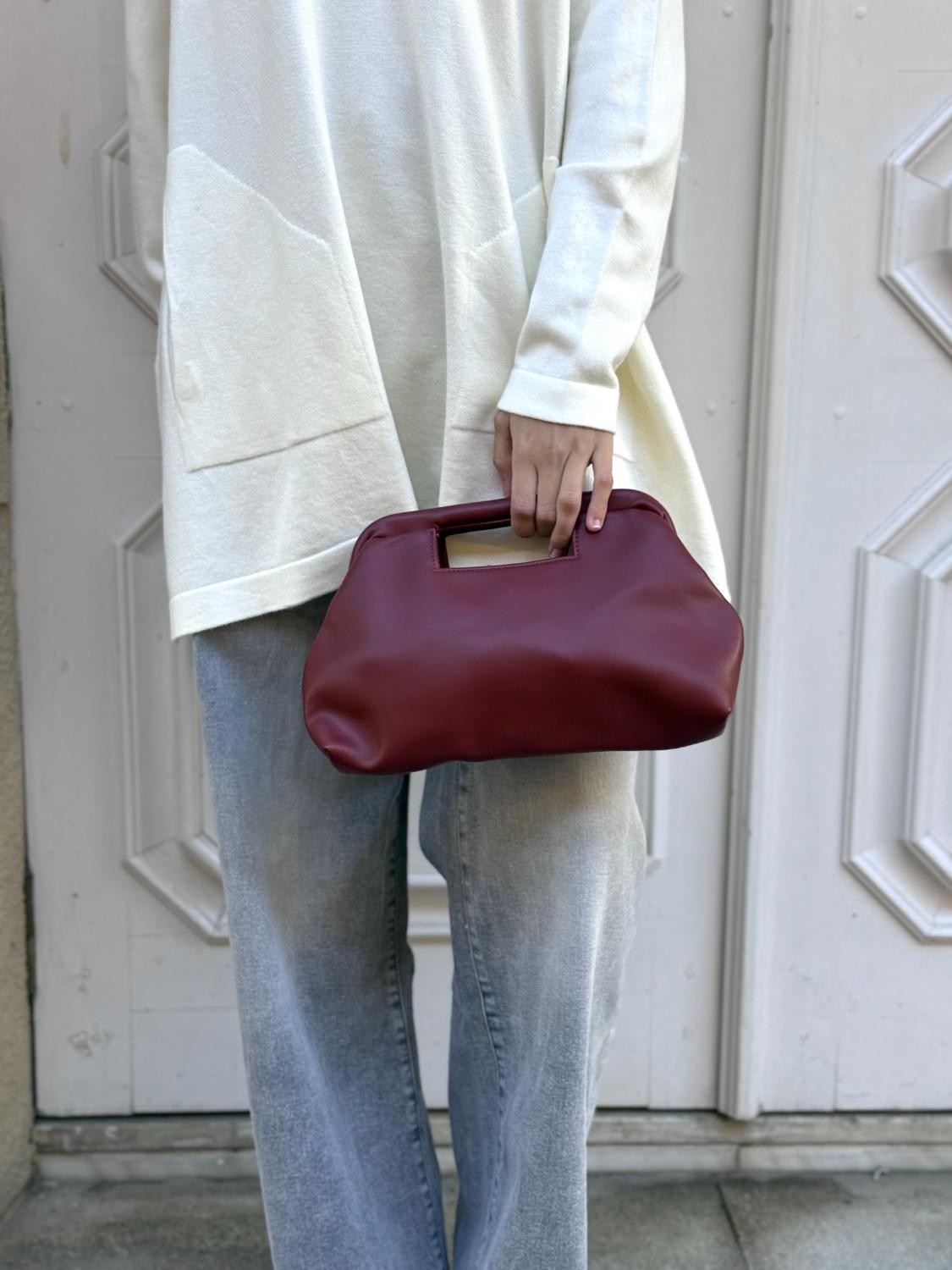 BOLSO CARTERA DE CULTO - BURDEOS