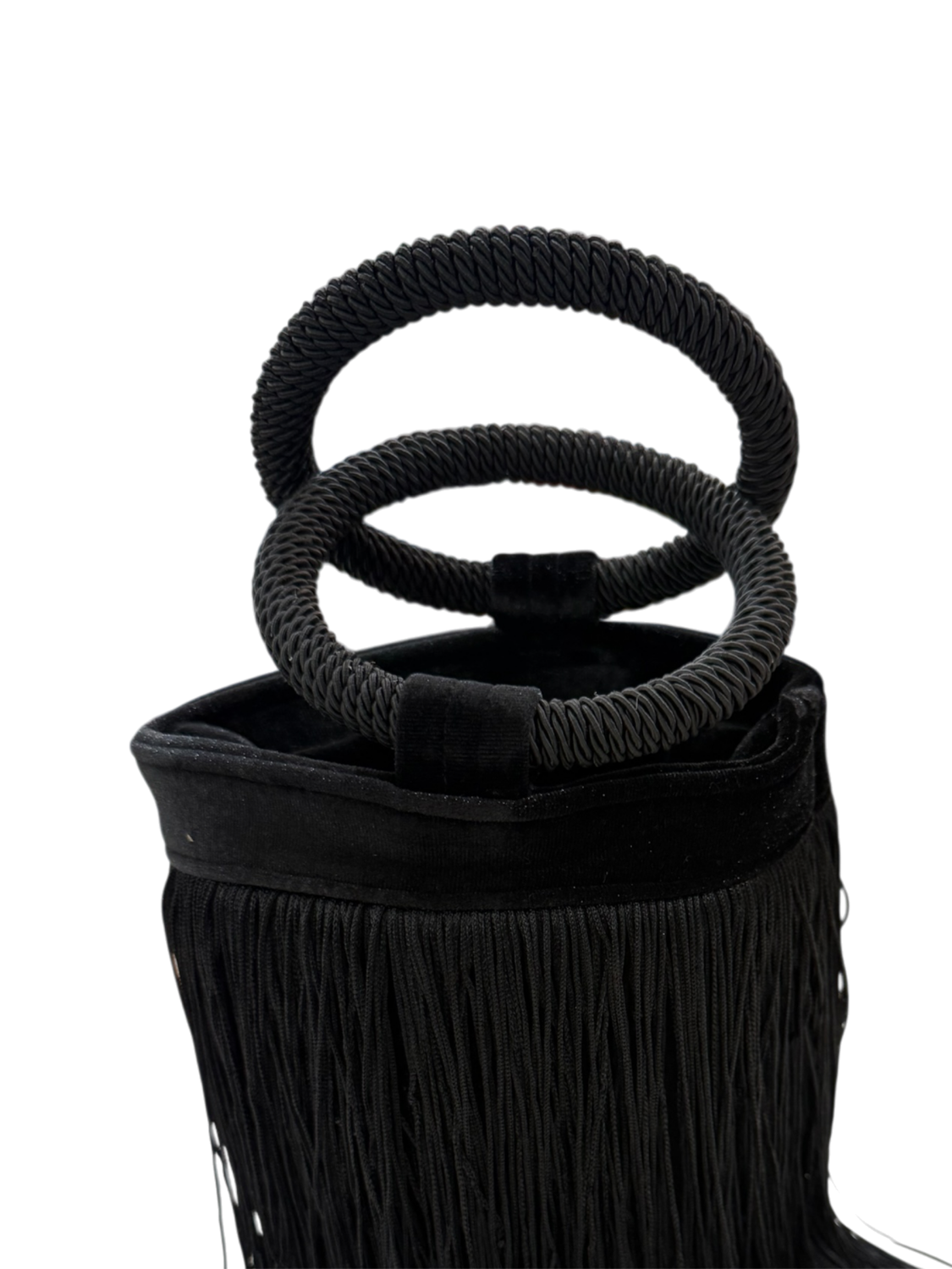BOLSO BOMBONERA COMPÁS - NEGRO
