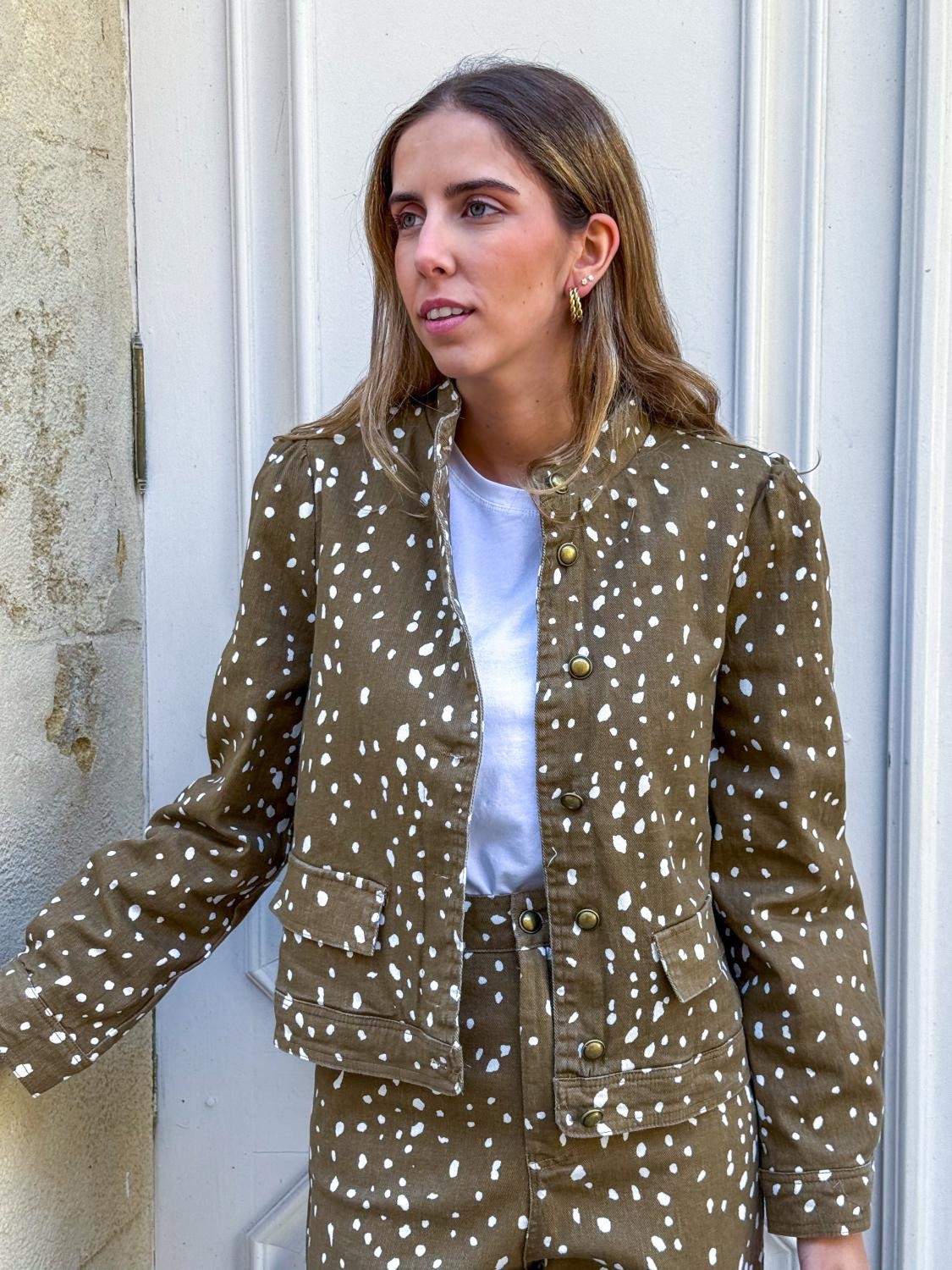 CHAQUETA TEJIDO VAQUERO MALA PINTA - CAMEL
